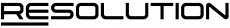 resolution logo blakc